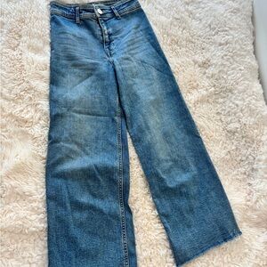 Zara Girls Blue Flare & Wide Leg Jeans